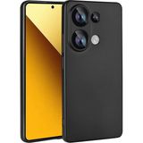 Pilanix Xiaomi Redmi Note 13 Pro 4g Kılıf Kamera Korumalı Ince Mat Silikon - Siyah