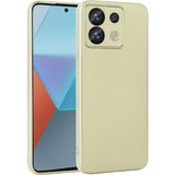 Pilanix Xiaomi Redmi Note 13 Pro 5g Kılıf Kamera Korumalı Ince Mat Silikon - Gold