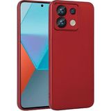 Pilanix Xiaomi Redmi Note 13 Pro 5g Kılıf Kamera Korumalı Ince Mat Silikon - Kırmızı
