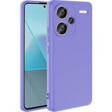 Pilanix Xiaomi Redmi Note 13 Pro Plus 5g Kılıf Kamera Korumalı Renkli Içi Süet Lansman Silikon - Mor
