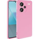 Pilanix Xiaomi Redmi Note 13 Pro Plus 5g Kılıf Kamera Korumalı Renkli Içi Süet Lansman Silikon - Pembe