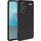 Pilanix Xiaomi Redmi Note 13 Pro Plus 5g Kılıf Kamera Korumalı Renkli Içi Süet Lansman Silikon - Siyah