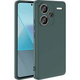 Pilanix Xiaomi Redmi Note 13 Pro Plus 5g Kılıf Kamera Korumalı Renkli Içi Süet Lansman Silikon - Yeşil