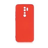 Pilanix Xiaomi Redmi Note 8 Pro Kılıf Kamera Korumalı İçi Süet Mara Lansman Silikon Kırmızı