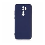 Pilanix Xiaomi Redmi Note 8 Pro Kılıf Kamera Korumalı İçi Süet Mara Lansman Silikon Lacivert