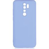 Pilanix Xiaomi Redmi Note 8 Pro Kılıf Kamera Korumalı İçi Süet Mara Lansman Silikon Mor