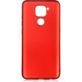 Pilanix Xiaomi Redmi Note 9 Kılıf Ultra İnce Mat Silikon Kırmızı