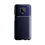 Pilanix Xiaomi Redmi Note 9S Kılıf Deri Desenli Lux Negro Silikon Lacivert