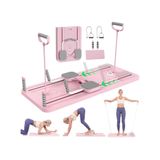Pilates Aleti – Zamanlayıcılı, Direnç Bantlı Çok Amaçlı Egzersiz Tahtası Telefon Tutacaklı