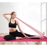 Pilates Bandı Jimnastik Plates Lastiği 150x15 Cm Egzersiz Aerobik Bant 1 Adet Pembe