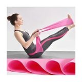 Pilates Bandı Plates Egzersiz Direnç Lastiği Yoga Jimnastik Egzersiz Spor Bandı - Çok Renkli
