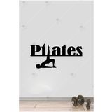 Pilates Duvar Dekor Hediyelik Eşya Ahşap Plates Tablo