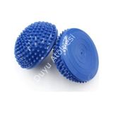 Pilates Yoga Dikenli Yarım Küre Denge Dikenli Duyu Topu Mavi16 CM