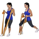 Pilates & Yoga Egzersiz Bandı , Altın 1 mt