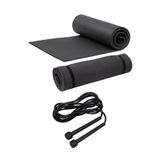 Pilates Yoga Matı 7 Mm Ve Atlama Ipi Pilates Egzersiz Seti Evde Spor Seti