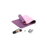 Pilates & Yoga Minderi, Çift Renkli Mat Pembe PEMBE