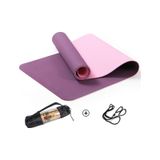 Pilates & Yoga Minderi, Çift Renkli Mat Pembe