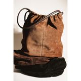 Pilea Süet Deri Hola Bag Taba