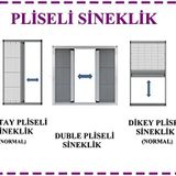 PİLELİ SİNEKLİK PENCERE,SİNEKLİK PLİSE SİNEKLİK,AKORDİYON,PENCERE İÇİN