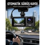 Pileli Store 3 Kameralı Dvr Araç Kamerası – Tam Güvenlik, Tam Kapsama Yeni Nesil