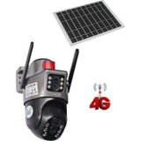 Pileli Store 3+3 Mp Sim Kartlı Solar Kablosuz Güvenlik Kamerası BS-2084