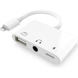 Pileli Store 3in1 Iphone-Ipad Lightning To Kulakılık ve USB Kamera Okuyucu Otg
