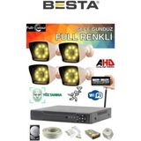 Pileli Store 4 Kameralı Güvenlik Seti 1 Tb Hdd- 5mp Sony Lensli Full Hd Gece Renkli Görüşlü Güvenlik Kamerası Sistemi - Cepten Izle