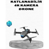 Pileli Store 4K Kamera Özellikli Katlanabilir Drone Wi-Fi ve Yükseklik Sabitlemeli - Çok Renkli