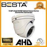 Pileli Store 5 Mp Ahd 1440P Metal Kasa Dome Güvenlik Kamerası KD-9423