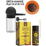 Pileli Store Aplikatörlü Saç Dolgunlaştırıcı Fiber Topik Toz Orta Ton Kahverengi 721500