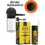 Pileli Store Aplikatörlü Saç Dolgunlaştırıcı Fiber Topik Toz Siyah 50 Gram