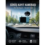 Pileli Store Araç Ön Cam Kamerası Sürüş Güvenliği Için Video Kayıt Yeni Nesil - Renkli