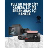 Pileli Store Çift Görüşlü Dashcam – Gece Görüşlü 1080P Araç Içi Güvenlik Kamerası