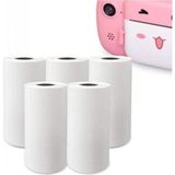 Pileli Store Çocuk Kamera Baskı Kağıdı, 5’li Rulo 57X25MM Çekirdekli Fotoğraf Baskı Termal Kağıt Rulo