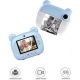 Pileli Store Dijital Fotoğraf Makinesi Çocuk Termal Resim Kağıt Baskılı Yazıcı Kamera Makinesi CMR14 Mavi