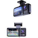 Pileli Store Dvr Araç Içi Kamera Ön ve Iç Kamera 2 Inç Ekranlı Çift Kamera - 1