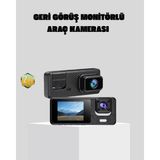 Pileli Store Full Hd 3'lü Araç Kamerası Geri Görüş Destekli Park Modlu 1080P Dvr