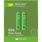 Pileli Store Gp Recyko 650MAH Aaa Şarjlı Ince Pil 63C092 2li Kart (4887)