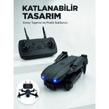 Pileli Store Katlanabilir Kamera Drone 4K Hd Görüntü, Hover Özelliği ve Uzaktan Kumanda - Çok Renkli