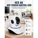 Pileli Store LED Aydınlatmalı 5 Antenli Motorlu 1080P Wifi Kamera Sensörlü Yeni Nesil