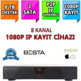 Pileli Store NVR-5108 Nvr Ip 8 Kanal Kamera Kayıt Cihazı - Eseecloud