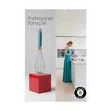 Pileli Store Profesyonel Paslanmaz Çelik Çırpıcı, Ergonomik Mutfak Mikseri 28 cm Lara Soydan Koleksiyonu - Renkli