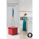 Pileli Store Profesyonel Paslanmaz Çelik Çırpıcı, Ergonomik Mutfak Mikseri 28 cm Lara Soydan Koleksiyonu