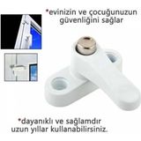 Pileli Store Pvc Kapı Pencere Emniyet Kilidi - Düğmeli Pimapen Kilidi - Çelik