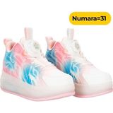Pileli Store Rising Sports Işıklı Patenli Kız Spor Ayakkabı 31 Numara - Renkli