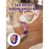 Pileli Store Uzaktan Kamera Kontrollü Kadın Akıllı Saat Seti - Çok Renkli