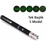 Pileli Store Yeşil Lazer Pointer 3000 Mw 15 Km Etkili (Tek Başlık 5 Model)