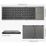 Pileli Store ZR443 B033 Katlanabilir Klavye - Montajsız - Çok Renkli