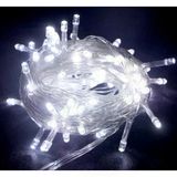 Pilelistore 10 M 100 Led Boncuk Lamba Beyaz Işık Şeffaf Kablo Mz-18-11