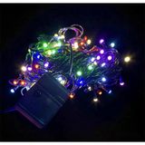 Pilelistore 10 M 100 Led Damla Uçlu Rgb Işık Siyah Kablo Mz-17-2